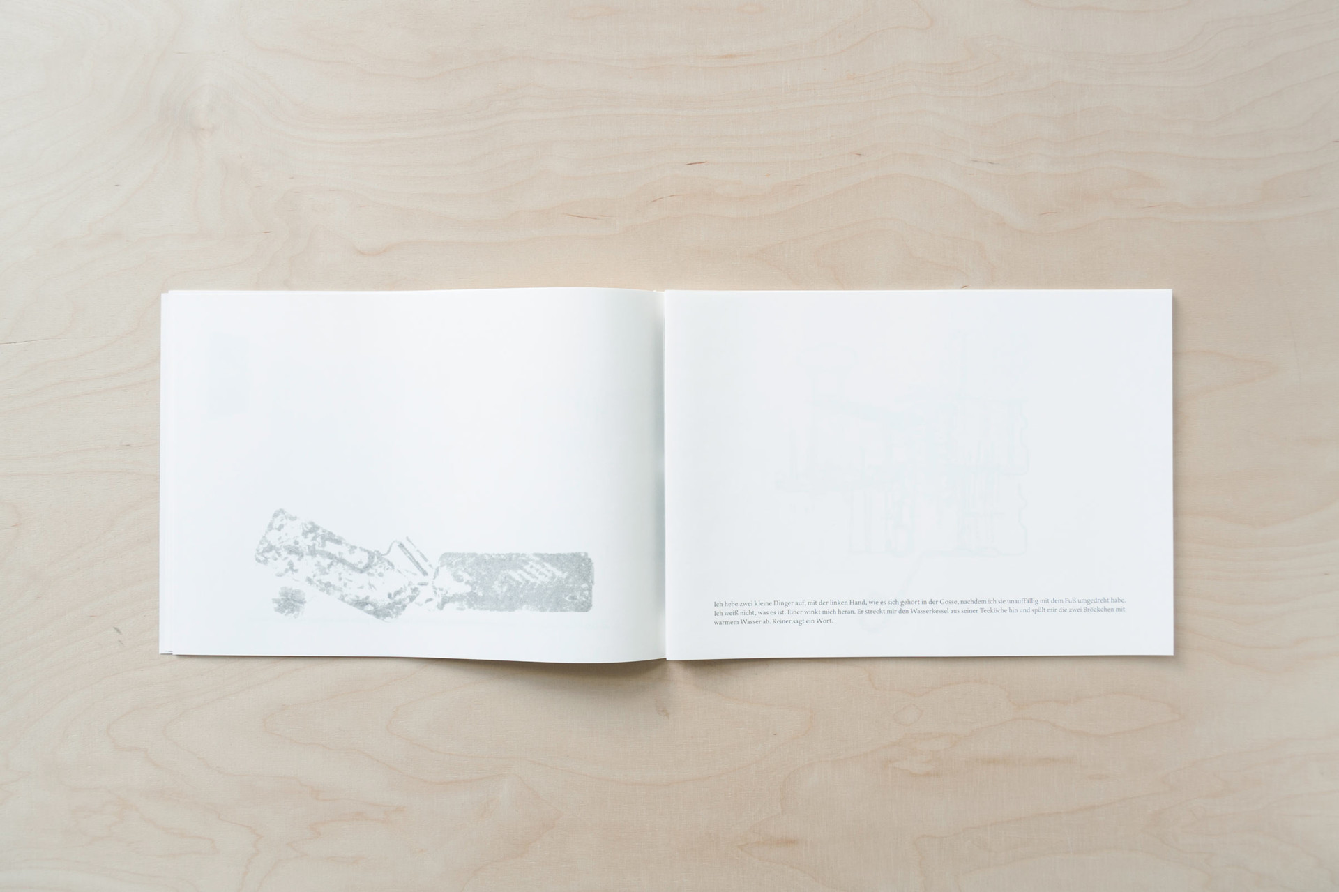 Merle Michaelis / Lettering & Typografie Künstlerheft Auftauchen und Verschwinden