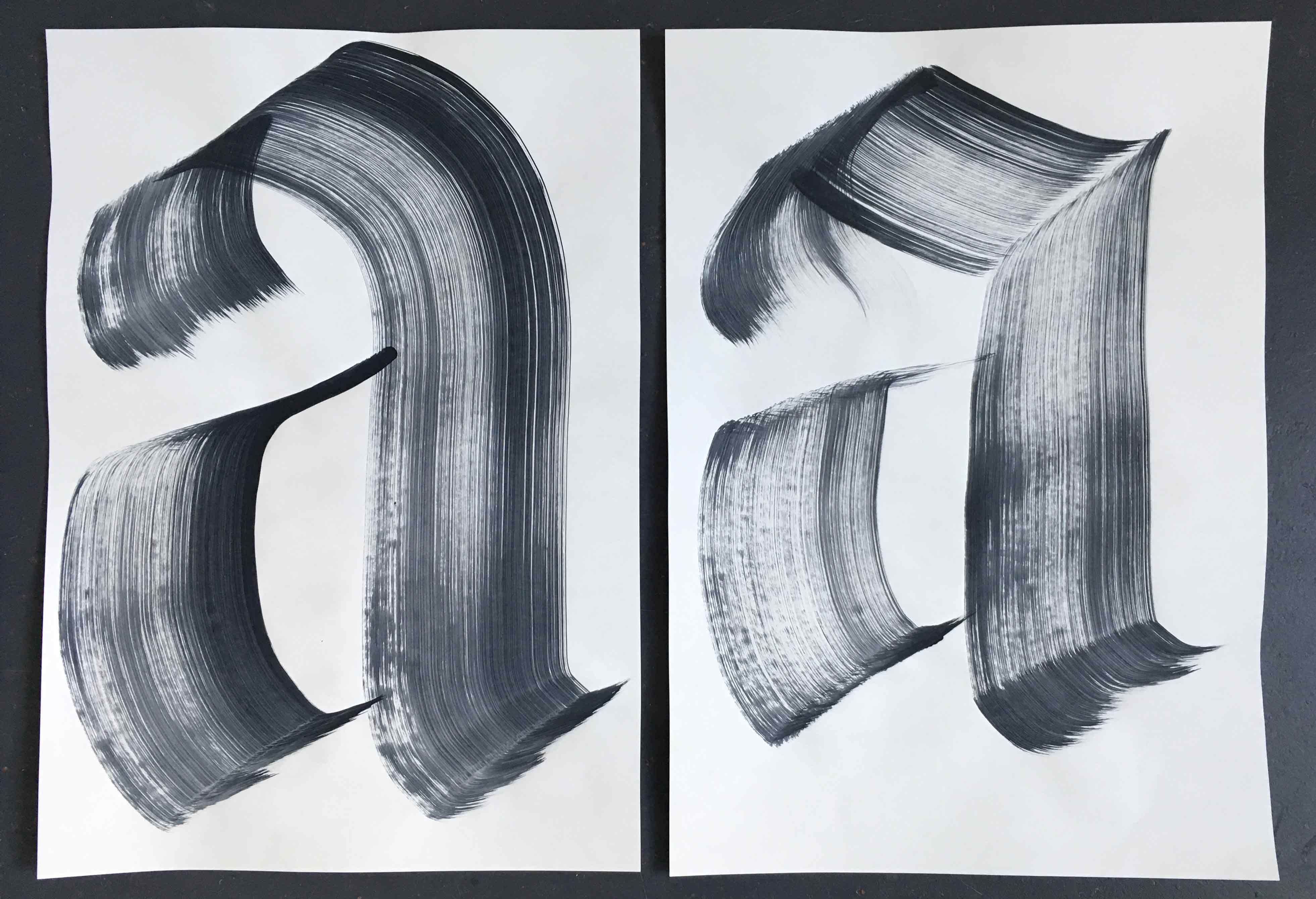 Merle Michaelis / Lettering & Typografie Kalligrafie und Kampfkunst