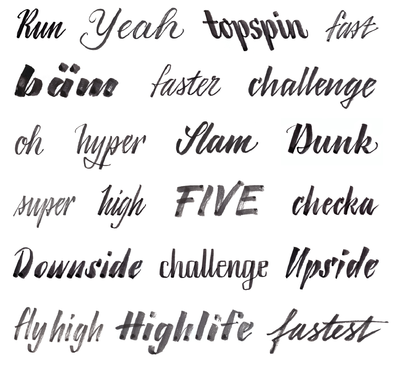 Merle Michaelis / Lettering & Typografie Brushlettering