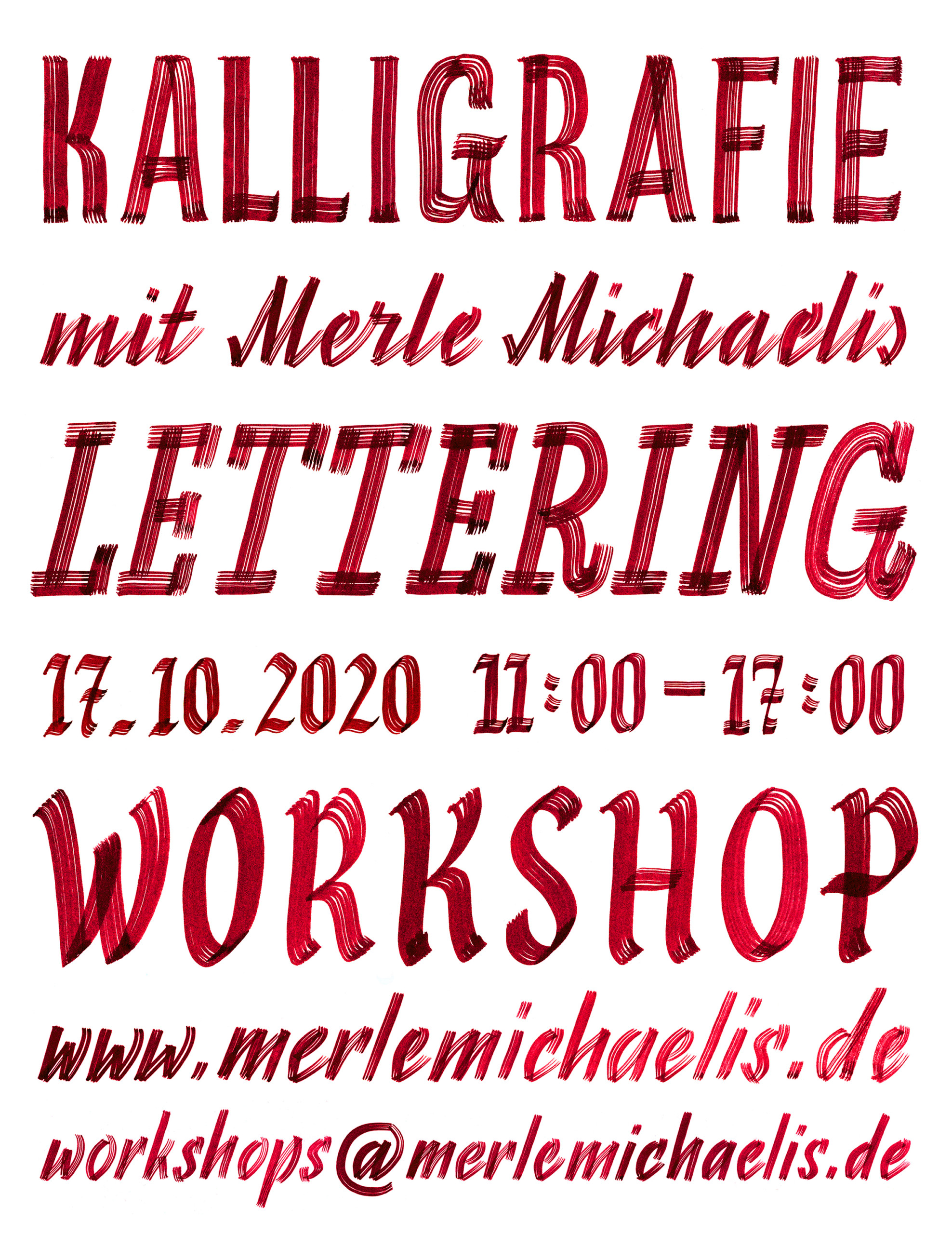 Merle Michaelis / Lettering & Typografie Kalligrafie
